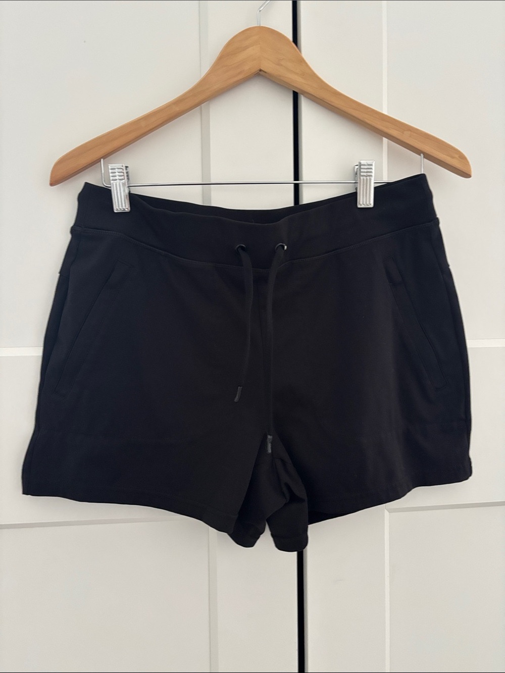 90 Degree By Reflex Black Athletic Drawstring Shorts